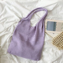 Bolsa de Praia Crochê Feminina Modelo Ilha Bela