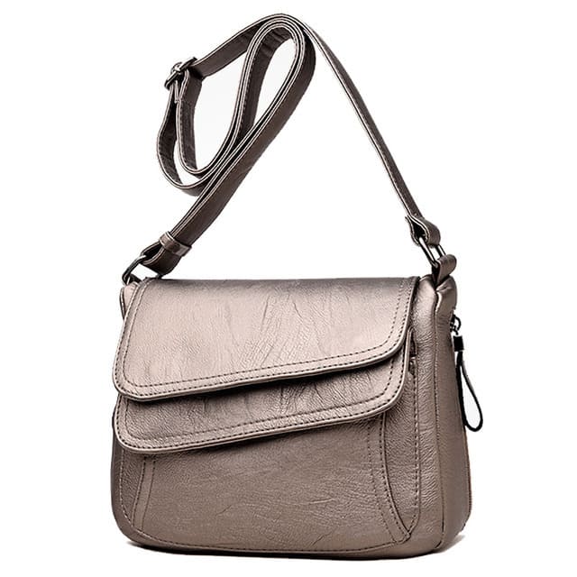 Bolsa Feminina Couro Ecológico Modelo Hiana