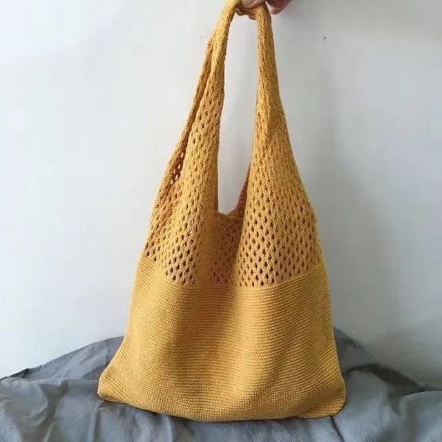 Bolsa de Praia Crochê Feminina Modelo Ilha Bela