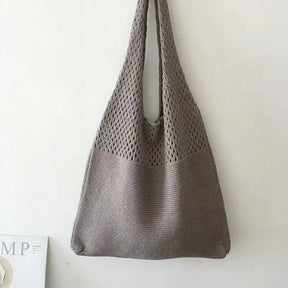 Bolsa de Praia Crochê Feminina Modelo Ilha Bela
