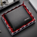 Carteira Bison Denim Couro Legítimo Original Soft