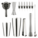 Kit Bartender Barman Premium Coqueteleira Profissional Pçs Inox Especiais Drinks Coquetéis