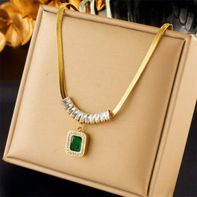 Conjunto Semijoia Colar e Brinco