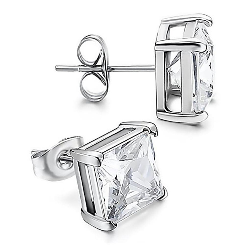 Brinco Pequeno Com Pedra - Prata 925
