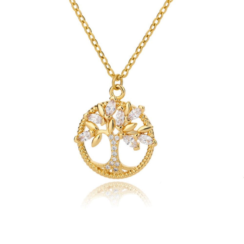 Colar Feminino Com Pingente Árvore da Vida