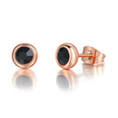 Brinco Pedra Redonda Zircônia