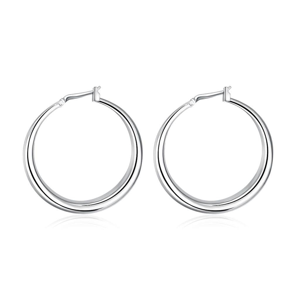 Brinco de Argola em Prata 925 33mm