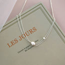 Choker Prata Duplo - Prata 925