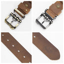 Cinto Bison Denim Couro Legítimo Original Cowboy