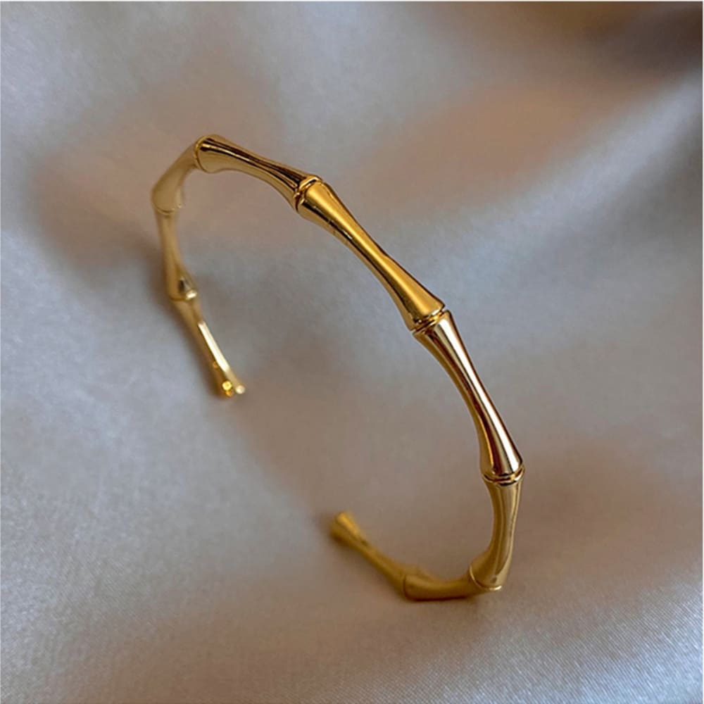 Bracelete Feminino Dourado Aço Inoxidável