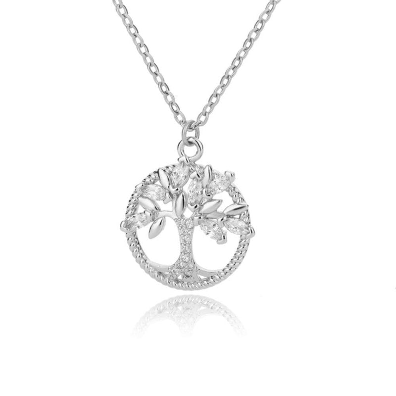 Colar Feminino Com Pingente Árvore da Vida