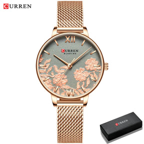 Relógio Feminino Pequeno Original Curren Stylish Ladies