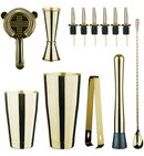 Kit Bartender Barman Premium Coqueteleira Profissional Pçs Inox Especiais Drinks Coquetéis