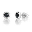 Brinco Pedra Redonda Zircônia