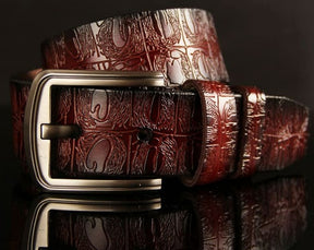 Cinto Country Masculino Vermelho