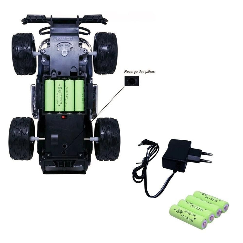 Carrinho Controle Remoto Elétrico Recarregável Picape Monster Car Off Road  Importway BW026 - BEST SALE SHOP