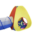 Barraca Divertida Infantil Dobrável Toca 3 em 1 com Túnel e Bolinhas Importway