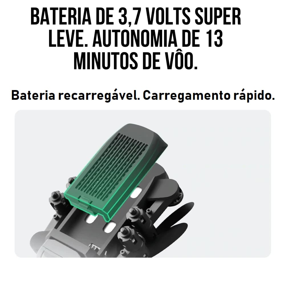 Mini Drone com Câmera 4K HD WiFi