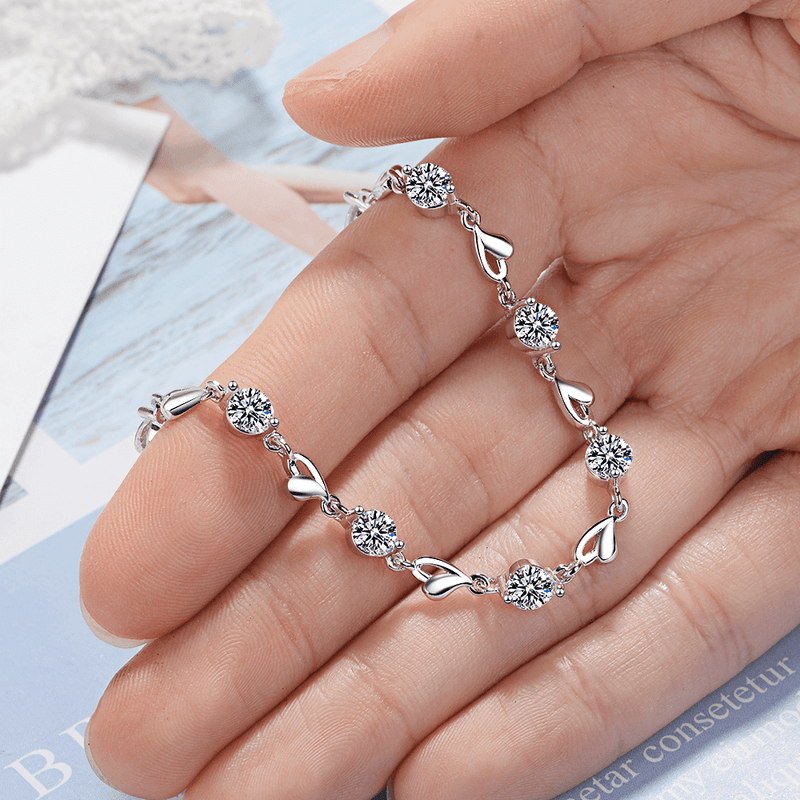 Pulseira Feminina de Prata