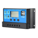 Controlador de Carga Solar LCD PWM 10-60A 12V 24V