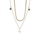 Conjunto Semijoia Colar e Pulseira Modelo Estrela