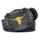 Cinto Country Masculino de Couro Legítimo Texas