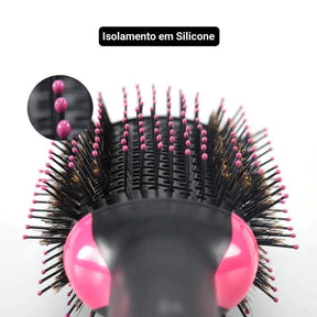 Escova Secador 3 em 1 Seca Alisa Faz Cachos 360º One Step
