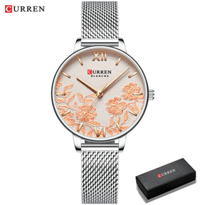 Relógio Feminino Pequeno Original Curren Stylish Ladies