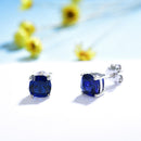 Brinco de Pedra Pequeno Com Zircônias - Prata 925