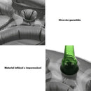 Bandeja Flutuante para Piscina Inflável com Alça Bar Pool