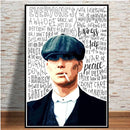 Pôster Decorativo Peaky Blinders Thomas Shelby