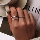 Anel Feminino Minimalista de Prata 925