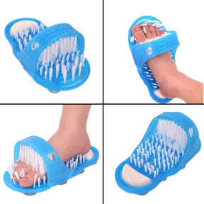 Limpador de Pés Chinelo com Escova Brush Slipper