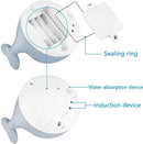 Brinquedo Interativo para Bebê Baleia Pisca Cores Jato de Água