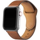 Pulseira de Couro Legítimo para Apple Watch IWO 38/40mm 42/44mm