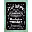 Quadro Metálico Peaky Blinders Birmingham Whiskey The Garrison