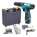 Furadeira Parafusadeira 12v Bateria Bivolt com Kit De Brocas e Bits Importway
