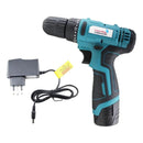 Furadeira Parafusadeira 12v Bateria Bivolt com Kit De Brocas e Bits Importway