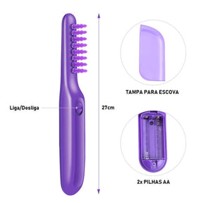 Escova de Cabelo Elétrica Desembaraçante