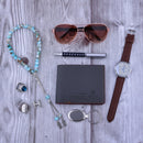 Kit de Moda Masculino Feminina Presente Relógio Carteira Óculos de Sol Acessórios Valentine's Day