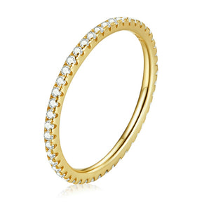 Anel Feminino Minimalista de Prata 925