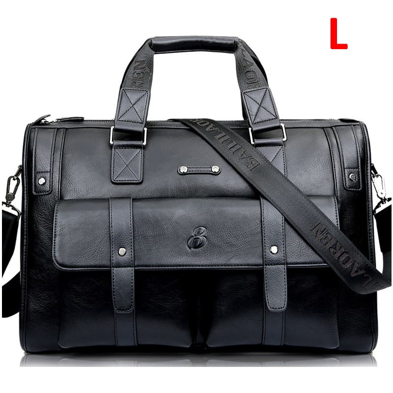 Pasta Masculina Executiva Maleta de Couro Legítimo Wellvo Handbag