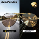 Óculos de Sol Aviador Masculino Polarizado New Trend CoolPandas