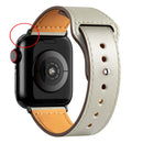 Pulseira de Couro Legítimo para Apple Watch IWO 38/40mm 42/44mm