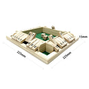 Jogo Educativo de Matemática Tabuleiro de Madeira 4 Lados