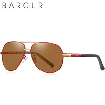 Óculos de Sol Aviador Masculino de Alumínio Polarizado Classic Vintage Barcur