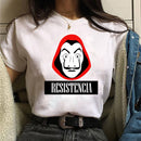 Camiseta Blusa Feminina Manga Curta La Casa De Papel