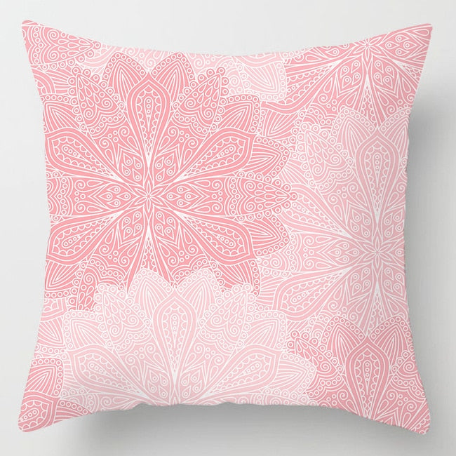 Capa para Almofada Decorativa Estampada com Zíper Home Decor 45*45cm