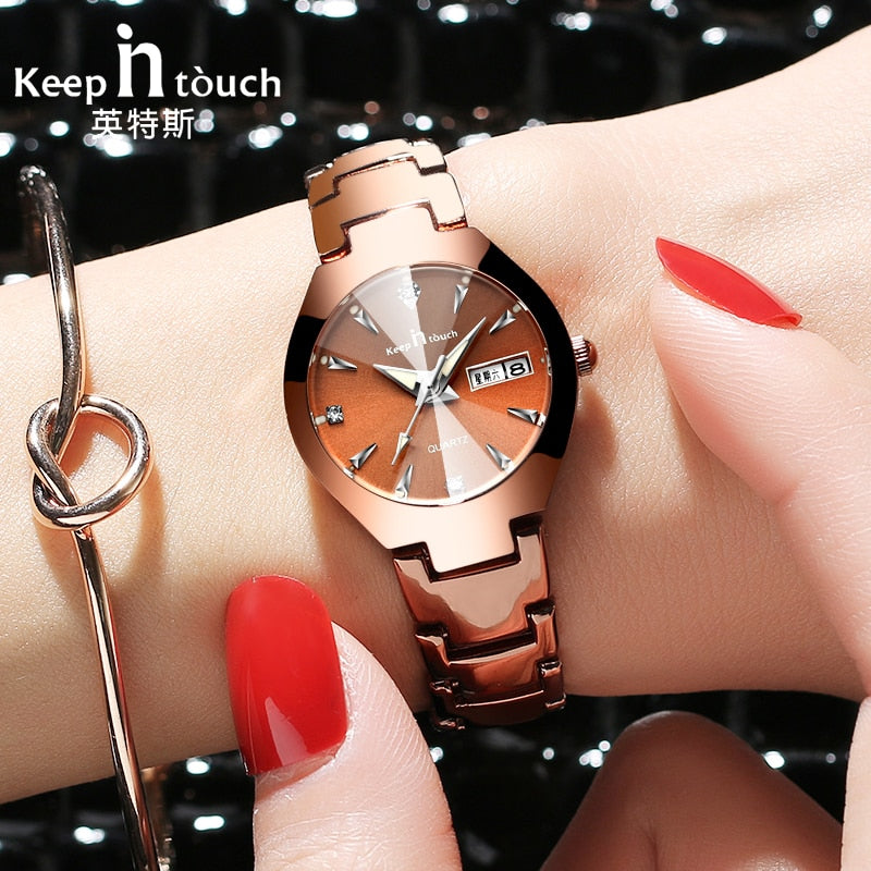 Relógio Feminino Pequeno Keep Touch