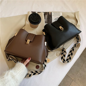 Bolsa De Ombro Feminina de Couro Sintético Designer Fashion Lady